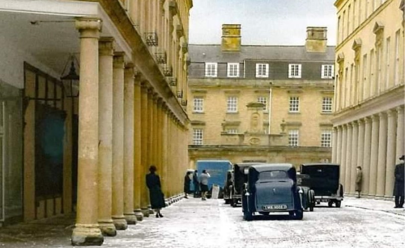 Wonka filming Bath Street